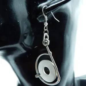 Orecchini Artigianali in Acciaio 316 – Leggerezza e Originalità. Prodotto artigianale Skillaly, Made in Italy.