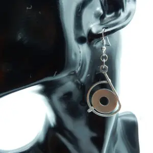 Orecchini Artigianali in Acciaio 316 – Leggerezza e Originalità. Prodotto artigianale Skillaly, Made in Italy.