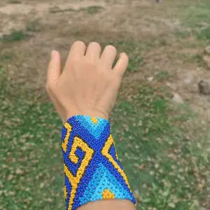 LARGE HANDMADE BRACELET. Authentic Skillaly product, Made in Italy.